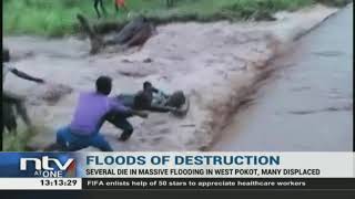 Several Die In Mive Flooding In West Pokot, Many Displaced