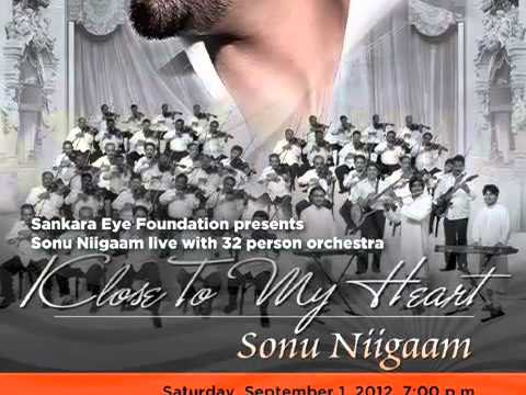Sonu Nigam - Kyon Hawa (Veer-Zaara) Sankara Eye Foundation