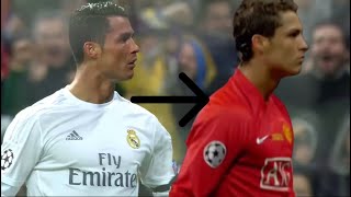 Real Madrid Ronaldo To Young Ronaldo Transition Clips