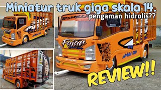 Miniatur Truk Isuzu Giga Skala 14 Semi Fullspek Mboiss