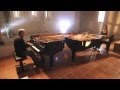 Cristina Casale & Emmanuel Ferrer-Laloë play Tempo di Hard Rock by R.R. Bennett for two pianos