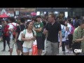 Chinese tourists' react to Hong Kong protests