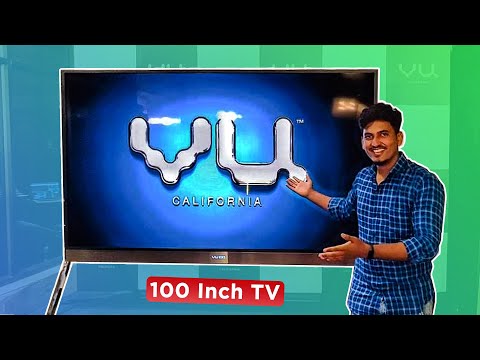 VU 100 Inch 4K HDR Super TV Launched in India!📺🔥🔥🔥