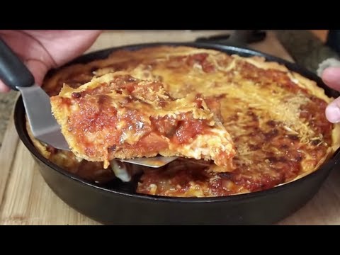 VIDEO : meat lover's deep dish pizza recipe! - on this video, i'll show you how to make a delicious deep dishon this video, i'll show you how to make a delicious deep dishpizzaon the grill! deep dishon this video, i'll show you how to mak ...