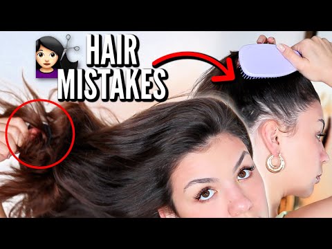 Haircare Mistakes That Are Damaging Your Hair | Common Hair Mistakes To Avoid - YouTube