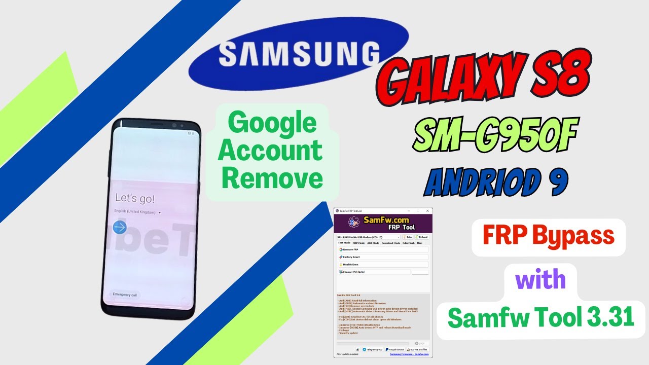 Samsung S8 frp bypass | Galaxy S8 (G950F) google account Samsung S8 frp bypass | Galaxy S8 (G950F) google account