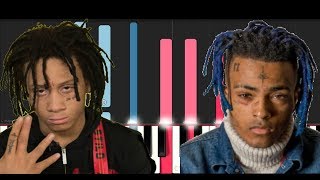 Trippie Redd & XXXTentacion - GhostBusters ft Ski Mask The Slump God (Piano Tutorial)