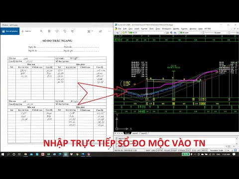 Lisp vẽ trực tiếp sổ đo mộc lên TN, vẽ từ file NTD hoặc bản vẽ có sẵn ...