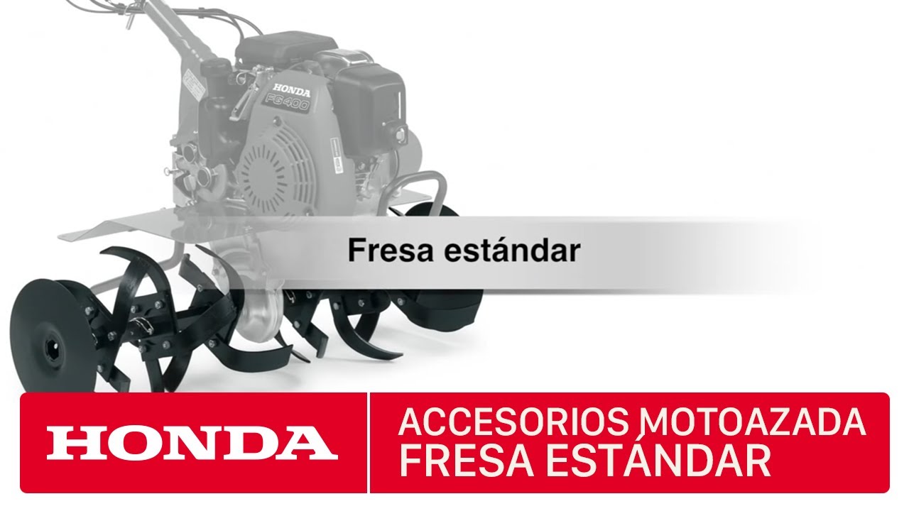 Accesorios para motoazadas Honda Fresa estándar YouTube