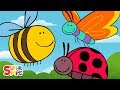 Butterfly Ladybug Bumblebee | Super Simple Songs