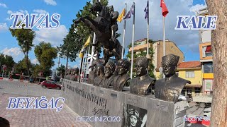 Tavas-Kale-Beyağaç Bölge Bölge 81 İl Türkiye Denizlinin Ilçeleri Serisi