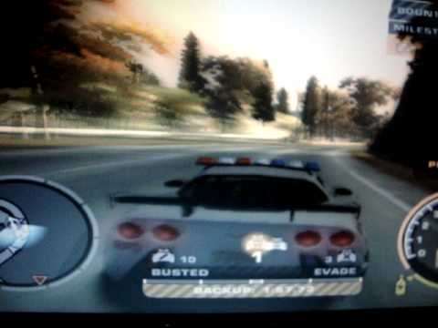 nfs mw police chevrolet zo6 corvette police chase