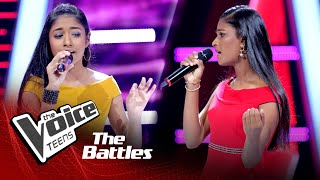 The Battles : Shakya Nethmi v Rashmi Pabasara | Adaraya Nisa | The Voice Teen Sri Lanka