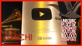 ¡Unboxing placa 100K Youtube!