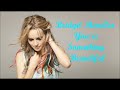 Bridgit Mendler Youre Something Beautiful Lyrics