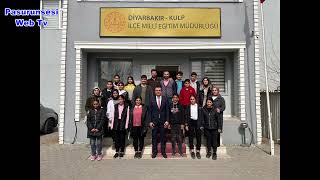Kulp Kaymakamı Gözlet, İspanyaya Gidecek Kulplu Öğrencileri Makamında Ağırladı