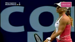 Maria Sharapova V. Elena Dementieva 2004 Zurich Sf Highlights