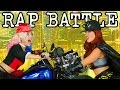 Harley Quinn vs Batgirl Princess Rap Battle DC Girls. Family Friendly from DisneyToysFan