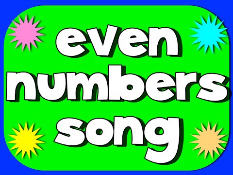 even number song (elementary math) + lyrics - YouTube