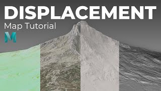 Maya Displacement Map Tutorial How To Use Displacement Map In Arnold Maya 2022