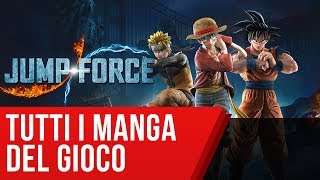 Jump Force: da Dragon Ball a Naruto, tutti i manga e gli anime del gioco