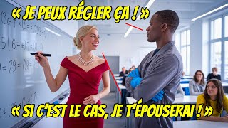 Résous Cette Équation Et Je Tépouse La Prof Rit Puis Se Fige Quand Le Concierge Répond.