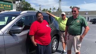 Happy customers at Julians auto showcase
