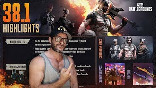 Pubg Update 38.1 - Huge Smg Nerf And More