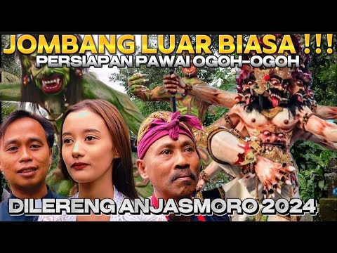 JOMBANG LUAR BIASA ..! Persiapan pawai ogoh-ogoh di lereng Anjasmoro 2024 , tahun saka1946