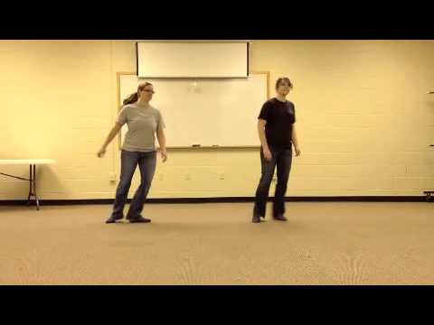 video line dance instruction