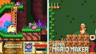 Super Mario Maker 2 Kirby Super Star The Great Cave Offensive Showcase