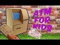 How to make a ATM Piggy Bank with cardboard | ATM For Kids at Home | ATM BOOTH