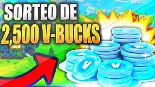 Gana 2,500 Pavos En Fortnite Battle Royale Sorteo V-Bucks
