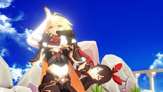 Mmdgenshin Impact Ambers Headscissor