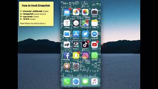 Snapchat Hack Using Unc0ver Jailbreak on iOS 11 - 12.1.2 (2019)