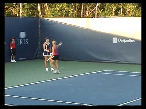 Bethanie Mattek Sands ＆ Nadia ペトロワ vs Ekaterina Makarova ＆ Alisa Kleybanova R1 Toronto 2009