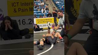 Champion Sister Coaching Her Little Sister Wrestling And Got The Pin