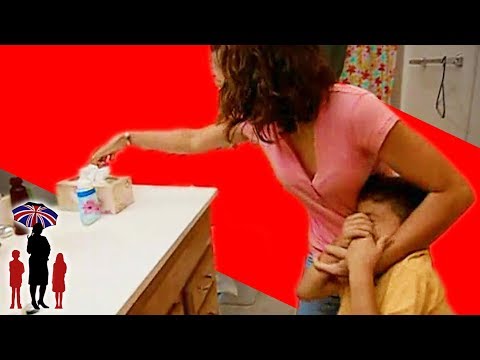 Mother "Washes" Her Son's Mouth With Soap for Spitting at Her | Supernanny