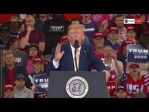 President Trump holds rally in Lake Charles, Louisiana | ABC News