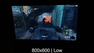Test Black Ops 2 Intel N4100 Uhd600