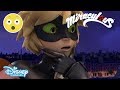 Miraculous Ladybug | Cat Noir Sees Marinetteβs Transformation?! π± | Disney Channel UK