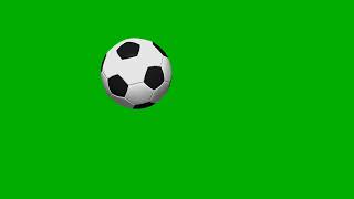 Futbol Topu Green Screen Geçiş Efekti.