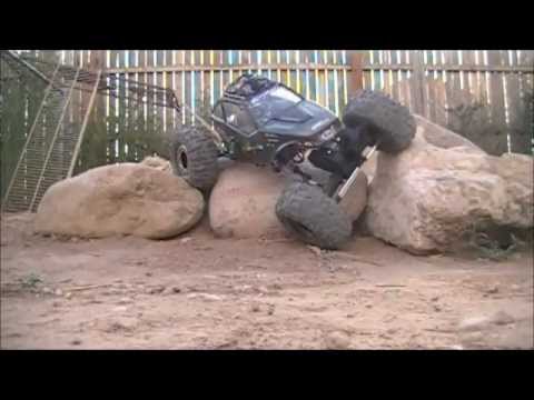 RC ADDICT : ROCK CRAWLER ROCKSLIDE 4X4 CRAWLING Just Having Some Fun With My Rock Crawler Hope Ya Enjoy Its Got A Venom Body Custom...