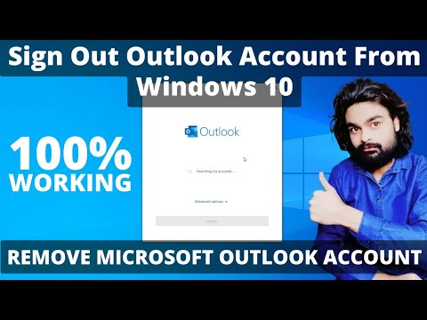 How To Sign Out Outlook Account From Windows 10 | Remove How To Sign Out Outlook Account From Windows 10 | Remove