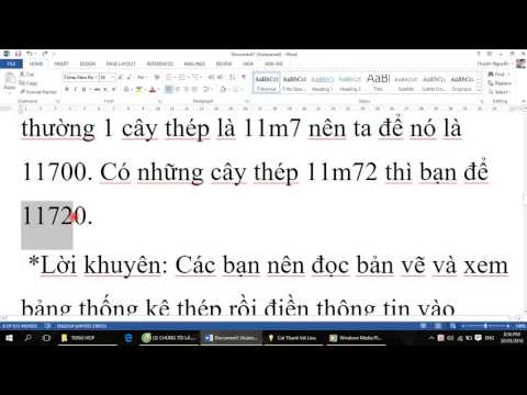 Hướng dẫn sử dụng phần mềm cắt thép tối ưu.