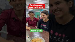 Finally ✅ Meet up with tanishka yadav Neet 2022 topper #aiimsdelhi #neet #neet20