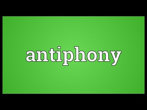 Header of antiphony