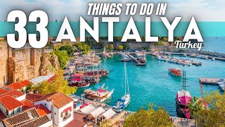 Best Things To Do in Antalya Turkey 2024 4K