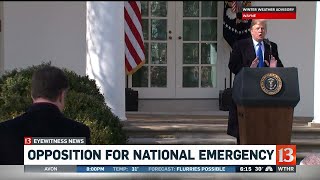 Trump Fights Opposition On National Emergency