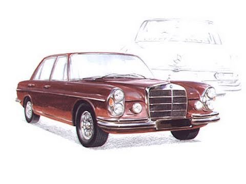 This art includes the following MercedesBenz 200 W115 1968 1976 